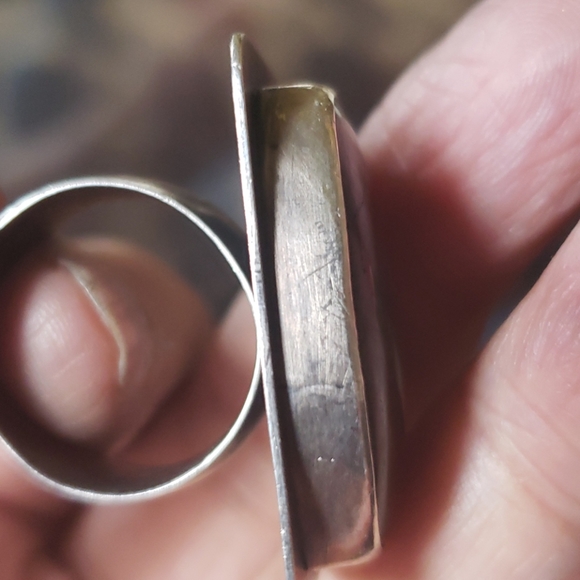 Adjustable Labradorite Statement Ring - Picture 7 of 9